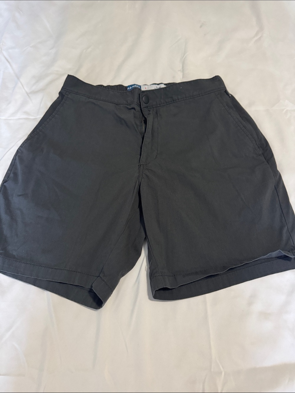 Old Navy Men's Dark Gray Flat Front Shorts